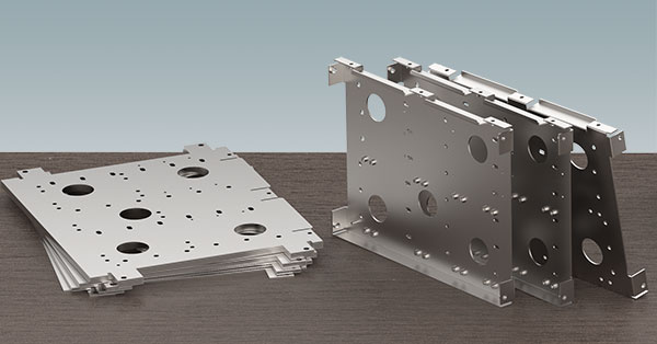 CNC-Stanzen und Biegen