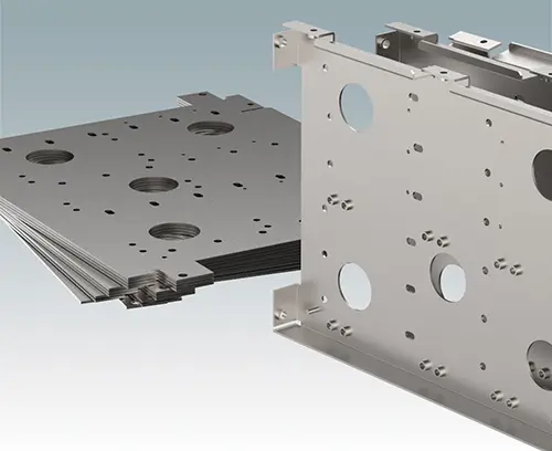 CNC-Stanzen und Abkanten