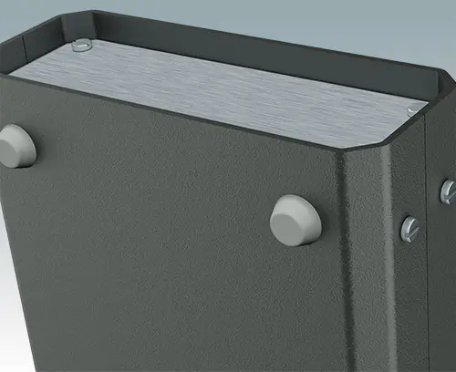 Rutschhemmender Gummifuß Ø12,7 x 5 mm