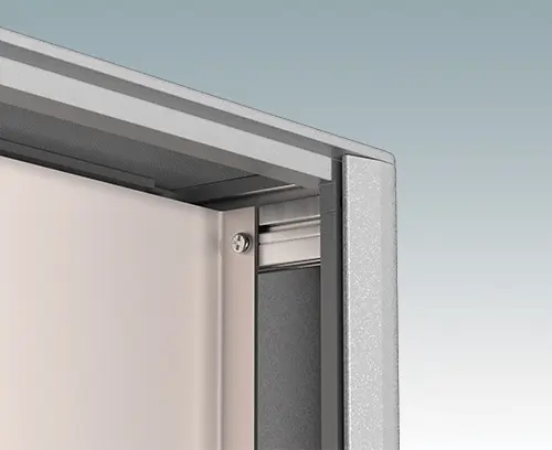 M3-Befestigungspunkt an den Montageprofilen zur Befestigung von Montageplatten