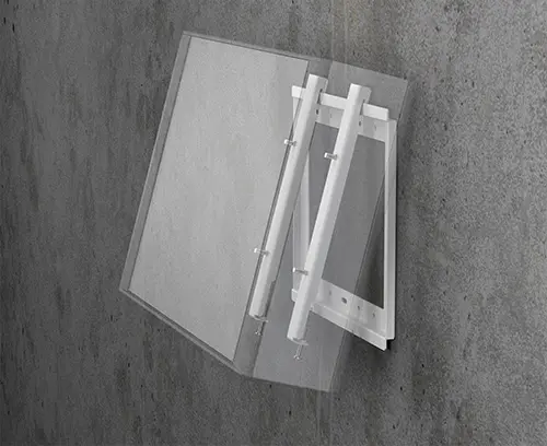 Zubehör-Wandmontagesatz (an der Wandplatte einhängbar)