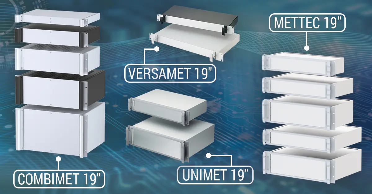 Vergleichen Sie unsere 19-Zoll-Gehäuse